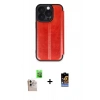 MARSİLYAN™- iPhone 16 Pro Max Kılıf Zirve Yansıma Serisi - Siyah Buffer Hayalet Cam Ekran Koruyucu + Raze Metal Kamera Lens - NLGY