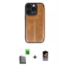 MARSİLYAN™- iPhone 16 Pro Max Kılıf Zirve Yansıma Serisi - Siyah Buffer Hayalet Cam Ekran Koruyucu + Raze Metal Kamera Lens - SH