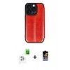 MARSİLYAN™- iPhone 16 Pro Max Kılıf Zirve Yansıma Serisi - Siyah Buffer Hayalet Cam Ekran Koruyucu + Raze Metal Kamera Lens - BZ