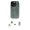 MARSİLYAN™- iPhone 16 Pro Max Kılıf Zirve Yansıma Serisi - Siyah Joko Magic 5D Cam + Raze Metal Kamera Lens - BZ