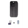 MARSİLYAN™- iPhone 16 Pro Max Kılıf Zirve Yansıma Serisi - Siyah Joko Magic 5D Cam + Bilvis Titan Kamera Lens - TMGI