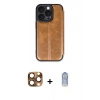 MARSİLYAN™- iPhone 16 Pro Max Kılıf Zirve Yansıma Serisi - Siyah Joko Magic 5D Cam + Çöl Titanyum Pers Alüminyum Kamera Lens