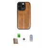 MARSİLYAN™- iPhone 16 Pro Max Kılıf Zirve Yansıma Serisi - Siyah Joko Magic 5D Cam + Çöl Titanyum Raze Metal Kamera Lens
