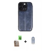 MARSİLYAN™- iPhone 16 Pro Max Kılıf Zirve Yansıma Serisi - Siyah Joko Magic 5D Cam + Çöl Titanyum Raze Metal Kamera Lens