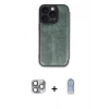 MARSİLYAN™- iPhone 16 Pro Max Kılıf Zirve Yansıma Serisi - Siyah Joko Magic 5D Cam + Pers Alüminyum Kamera Lens - GI