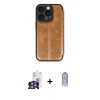 MARSİLYAN™- iPhone 16 Pro Max Kılıf Zirve Yansıma Serisi - Siyah Joko Magic 5D Cam + Gümüş Bilvis Titan Kamera Lens