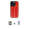 MARSİLYAN™- iPhone 16 Pro Max Kılıf Zirve Yansıma Serisi - Siyah Joko Magic 5D Cam + PVD Metal Kamera Lens - GD