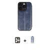 MARSİLYAN™- iPhone 16 Pro Max Kılıf Zirve Yansıma Serisi - Siyah Joko Magic 5D Cam + PVD Metal Kamera Lens - GD