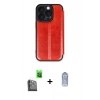 MARSİLYAN™- iPhone 16 Pro Max Kılıf Zirve Yansıma Serisi - Siyah Joko Magic 5D Cam + Raze Metal Kamera Lens - SH