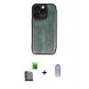 MARSİLYAN™- iPhone 16 Pro Max Kılıf Zirve Yansıma Serisi - Siyah Joko Magic 5D Cam + Raze Metal Kamera Lens - SH