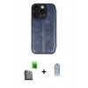 MARSİLYAN™- iPhone 16 Pro Max Kılıf Zirve Yansıma Serisi - Siyah Joko Magic 5D Cam + Raze Metal Kamera Lens - SH