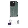 MARSİLYAN™- iPhone 16 Pro Max Kılıf Zirve Yansıma Serisi - Siyah Joko Magic 5D Cam + Bilvis Titan Kamera Lens - SH