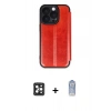 MARSİLYAN™- iPhone 16 Pro Max Kılıf Zirve Yansıma Serisi - Siyah Joko Magic 5D Cam + PVD Metal Kamera Lens - SH