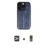 MARSİLYAN™- iPhone 16 Pro Max Kılıf Zirve Yansıma Serisi - Siyah Joko Magic 5D Hayalet Cam + PVD Metal Kamera Lens - SH