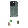 MARSİLYAN™- iPhone 16 Pro Max Kılıf Zirve Yansıma Serisi - Siyah Joko Magic 5D Hayalet Cam + Raze Metal Kamera Lens - CLTM