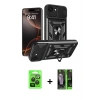 MARSİLYAN™- iPhone 16E Kılıf Ahenk Klasik - Şeffaf 360 Full Body Arka Koruyucu + Raze Metal Kamera Lens - SH