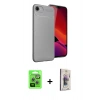 MARSİLYAN™- iPhone 16E Kılıf Eksen Form Prime - Siyah Bilvis 3D Cam Ekran Koruyucu + Raze Metal Kamera Lens - GS
