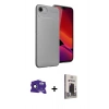 MARSİLYAN™- iPhone 16E Kılıf Eksen Form Prime - Siyah Bilvis Hayalet Cam Ekran Koruyucu + Bilvis Titan Kamera Lens - SH