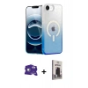 MARSİLYAN™- iPhone 16E Kılıf Eksen Minimal Özel Seri - Siyah Bilvis Hayalet Cam Ekran Koruyucu + Bilvis Titan Kamera Lens - BZ