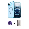 MARSİLYAN™- iPhone 16E Kılıf Kıvılcım Form Prime - Siyah Bilvis 3D Cam Ekran Koruyucu + Siyah Bilvis Titan Kamera Lens