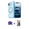 MARSİLYAN™- iPhone 16E Kılıf Kıvılcım Form Prime - Siyah Bilvis Hayalet Cam Ekran Koruyucu + Bilvis Titan Kamera Lens - SH