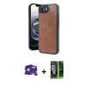 MARSİLYAN™- iPhone 16E Kılıf Kıvılcım Işık Serisi - Şeffaf 360 Full Body Arka Koruyucu + Bilvis Titan Kamera Lens - BZ