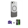MARSİLYAN™- iPhone 16E Kılıf Kozmos Form Özel Seri - Şeffaf 360 Full Body Arka Koruyucu + Bilvis Titan Kamera Lens - SH