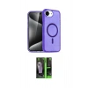 MARSİLYAN™- iPhone 16E Kılıf Nova Asil Prime - Şeffaf 360 Full Body Arka Koruyucu