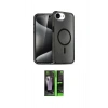 MARSİLYAN™- iPhone 16E Kılıf Nova Asil Prime - Şeffaf 360 Full Body Arka Koruyucu