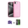 MARSİLYAN™- iPhone 16E Kılıf Nova Asil Prime - Şeffaf 360 Full Body Arka Koruyucu + Bilvis Titan Kamera Lens - BZ
