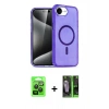 MARSİLYAN™- iPhone 16E Kılıf Nova Asil Prime - Şeffaf 360 Full Body Arka Koruyucu + Raze Metal Kamera Lens - SH