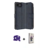 MARSİLYAN™- iPhone 16E Kılıf Siluet Işık Serisi - Siyah Bilvis 3D Cam Ekran Koruyucu + Bilvis Titan Kamera Lens - RW