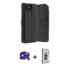 MARSİLYAN™- iPhone 16E Kılıf Siluet Işık Serisi - Siyah Bilvis 3D Cam Ekran Koruyucu + Bilvis Titan Kamera Lens - SH