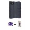MARSİLYAN™- iPhone 16E Kılıf Siluet Işık Serisi - Siyah Bilvis 3D Cam Ekran Koruyucu + Bilvis Titan Kamera Lens - BZ