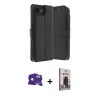 MARSİLYAN™- iPhone 16E Kılıf Siluet Işık Serisi - Siyah Bilvis Hayalet Cam Ekran Koruyucu + Bilvis Titan Kamera Lens - SH