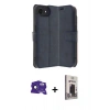 MARSİLYAN™- iPhone 16E Kılıf Siluet Işık Serisi - Siyah Bilvis Hayalet Cam Ekran Koruyucu + Bilvis Titan Kamera Lens - SH