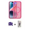 MARSİLYAN™- iPhone 16E Kılıf Siluet Minimal Prime - Siyah Bilvis 3D Cam Ekran Koruyucu + Bilvis Titan Kamera Lens - SH
