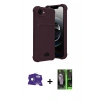 MARSİLYAN™- iPhone 16E Kılıf Vadi Çizgi Prime - Şeffaf 360 Full Body Arka Koruyucu + Bilvis Titan Kamera Lens - RW