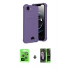 MARSİLYAN™- iPhone 16E Kılıf Vadi Çizgi Prime - Şeffaf 360 Full Body Arka Koruyucu + Raze Metal Kamera Lens - GS