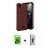MARSİLYAN™- iPhone 16E Kılıf Vadi Çizgi Prime - Siyah Bilvis 3D Cam Ekran Koruyucu + Raze Metal Kamera Lens - SH