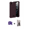 MARSİLYAN™- iPhone 16E Kılıf Vadi Çizgi Prime - Siyah Bilvis Hayalet Cam Ekran Koruyucu + Bilvis Titan Kamera Lens - BZ