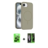 MARSİLYAN™- iPhone 16E Kılıf Yankı Form Serisi - Şeffaf 360 Full Body Arka Koruyucu + Raze Metal Kamera Lens - SH