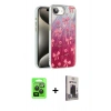 MARSİLYAN™- iPhone 16E Kılıf Zirve Modern Prime - Siyah Bilvis Hayalet Cam Ekran Koruyucu + Raze Metal Kamera Lens - SH