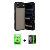 MARSİLYAN™- iPhone 17 Air Kılıf Ahenk Çizgi Serisi - Şeffaf 360 Full Body Arka Koruyucu + Raze Metal Kamera Lens - GS