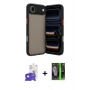 MARSİLYAN™- iPhone 17 Air Kılıf Ahenk Çizgi Serisi - Şeffaf 360 Full Body Arka Koruyucu + Bilvis Titan Kamera Lens - SH