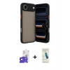 MARSİLYAN™- iPhone 17 Air Kılıf Ahenk Çizgi Serisi - Şeffaf Pasifik Cam Ekran Koruyucu + Bilvis Titan Kamera Lens - LT