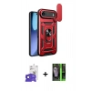 MARSİLYAN™- iPhone 17 Air Kılıf Ahenk Klasik - Şeffaf 360 Full Body Arka Koruyucu + Bilvis Titan Kamera Lens - LT