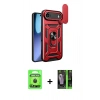 MARSİLYAN™- iPhone 17 Air Kılıf Ahenk Klasik - Şeffaf 360 Full Body Arka Koruyucu + Raze Metal Kamera Lens - SH
