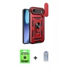 MARSİLYAN™- iPhone 17 Air Kılıf Ahenk Klasik - Siyah Joko Magic 5D Cam + Raze Metal Kamera Lens - SH
