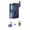 MARSİLYAN™- iPhone 17 Air Kılıf Ahenk Klasik - Siyah Joko Magic 5D Hayalet Cam + Bilvis Titan Kamera Lens - LT